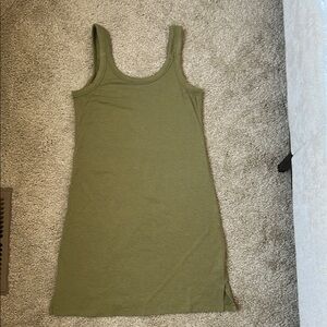 Lululemon Classic-Fit Cotton-Blend Scoop Dress. Size 0.